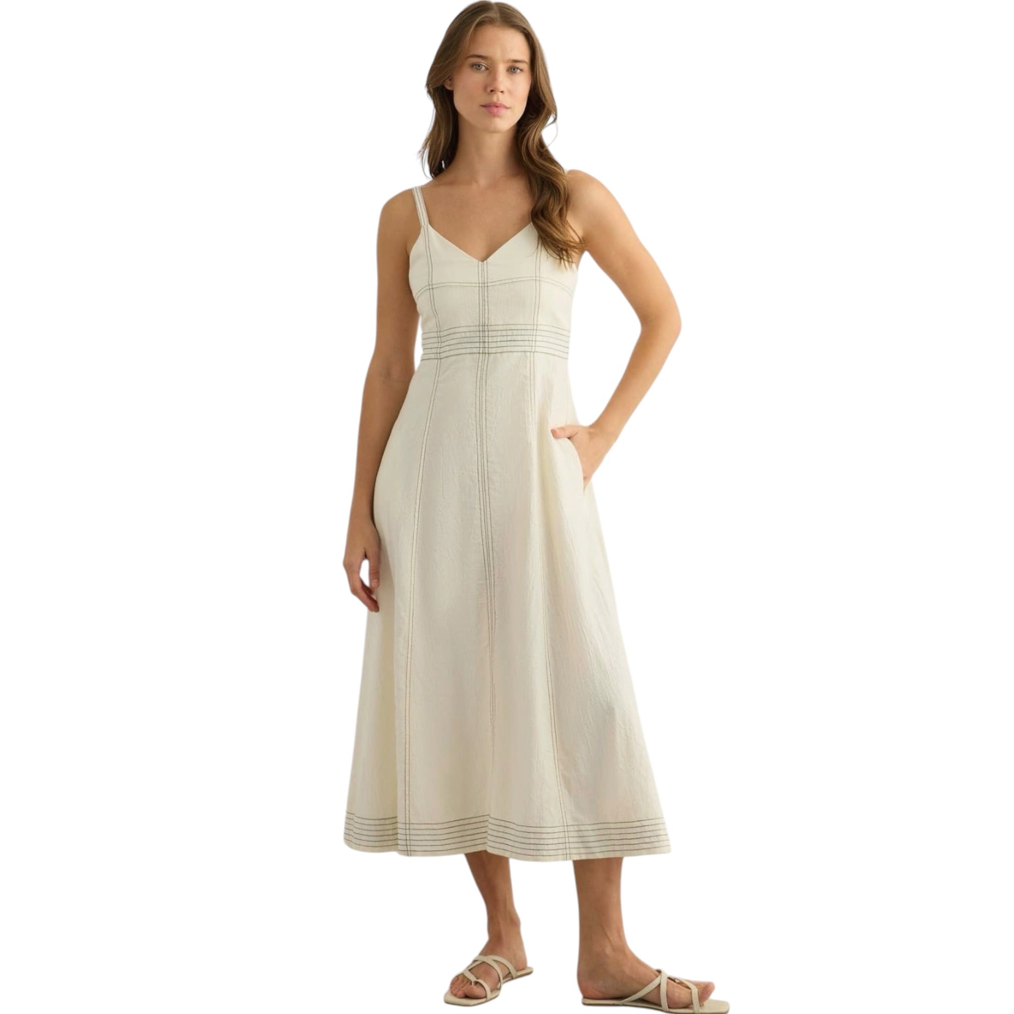 The Handloom Eva Midi Dress