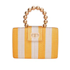 Soli & Sun The Louisa in Yellow and Cream Striped