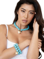 Ettika Luck and Love Turquoise Necklace