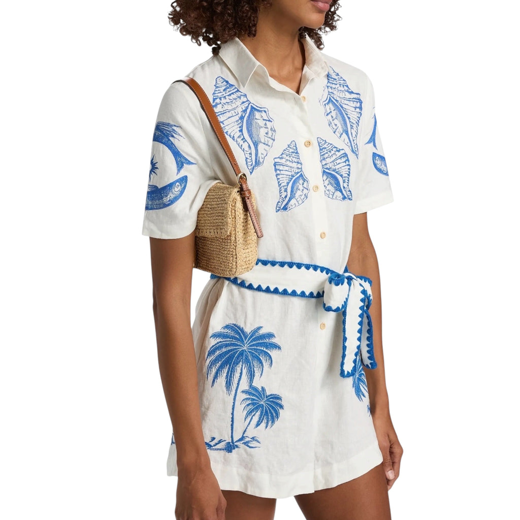 Farm Rio Brasil Embroidered Vintage Romper