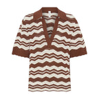 Kivari Sarah Knit Polo Top