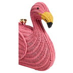 Serpui Dante Flamingo Clutch