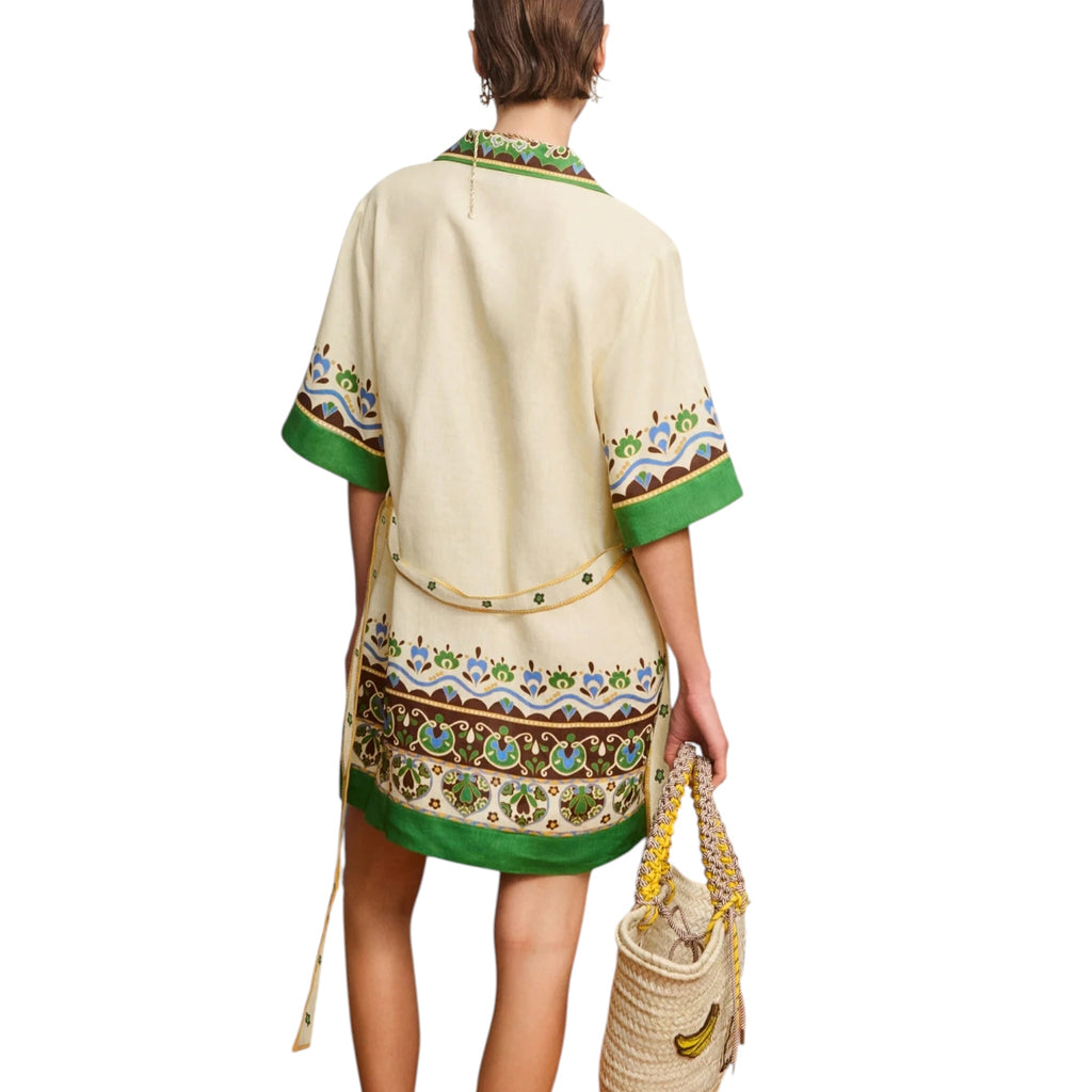 Alemais Bridgette Mini Shirt Dress