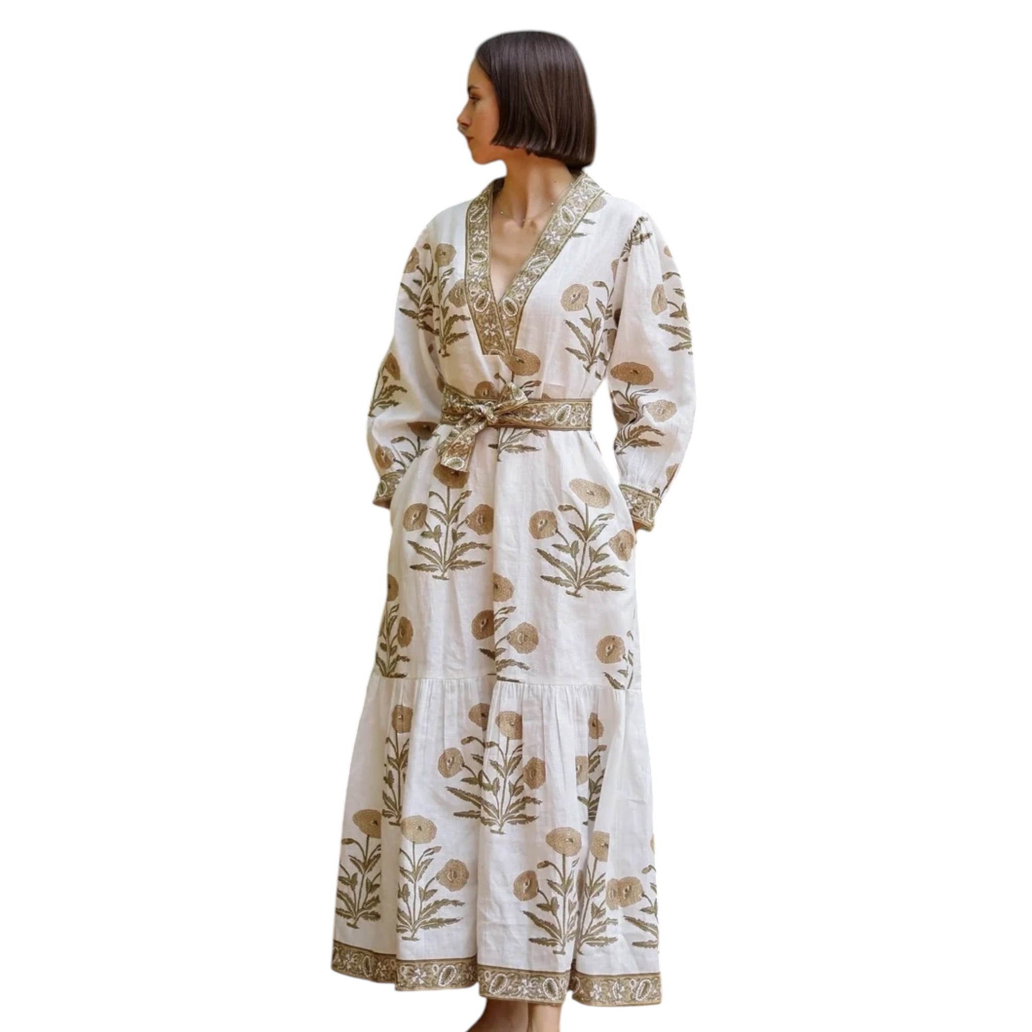 Maison Marigold Capri Maxi Dress