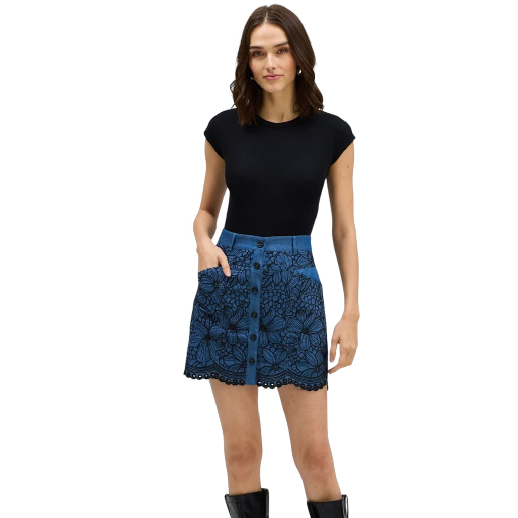 Allison Embroidered Harper Skirt