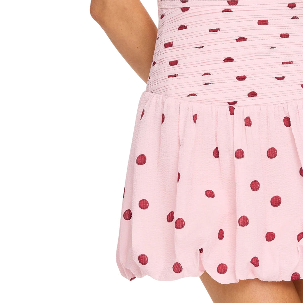 Kivari Sia Bubble Hem Mini Dress