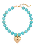 Ettika Luck and Love Turquoise Necklace