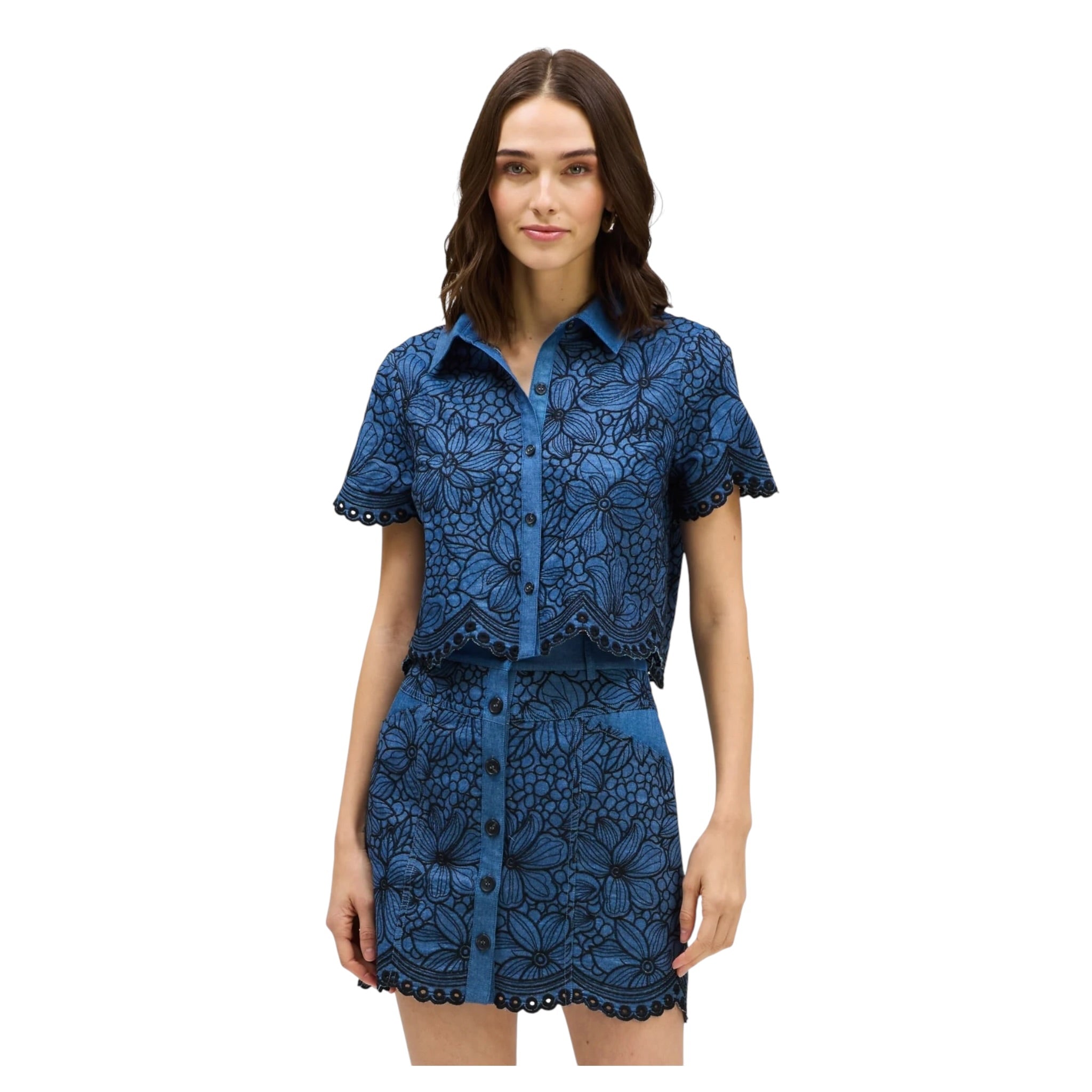 Allison Luna Embroidered Shirt