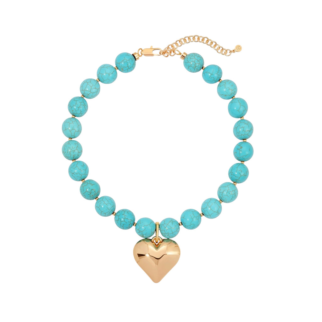 Ettika Luck and Love Turquoise Necklace