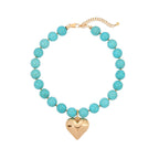 Ettika Luck and Love Turquoise Necklace