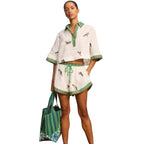 Alemais Wanda Embroidered Shorts