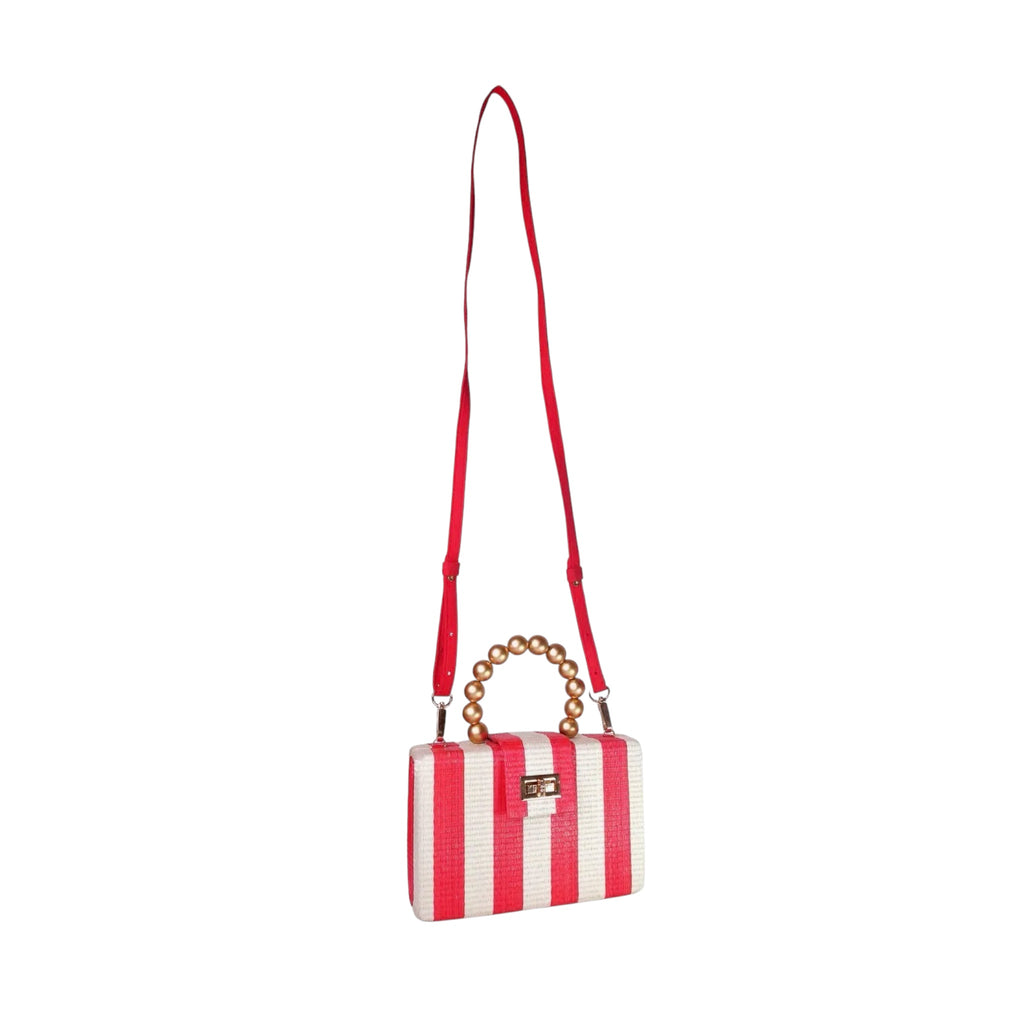 Soli & Sun The Louisa in Red & Cream Stripe