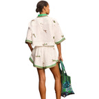Alemais Wanda Embroidered Shorts
