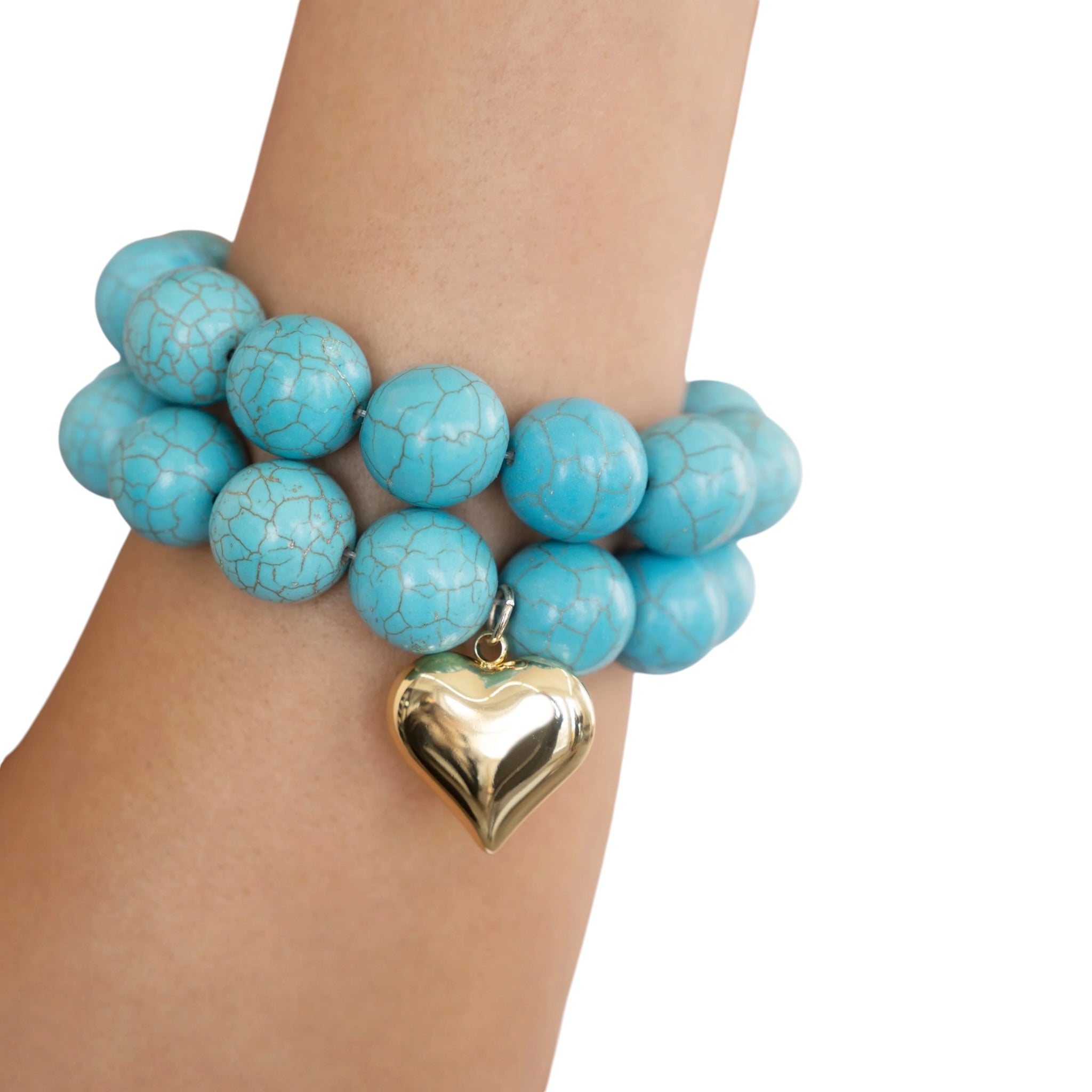 Ettika Luck and Love Turquoise Bracelet Set