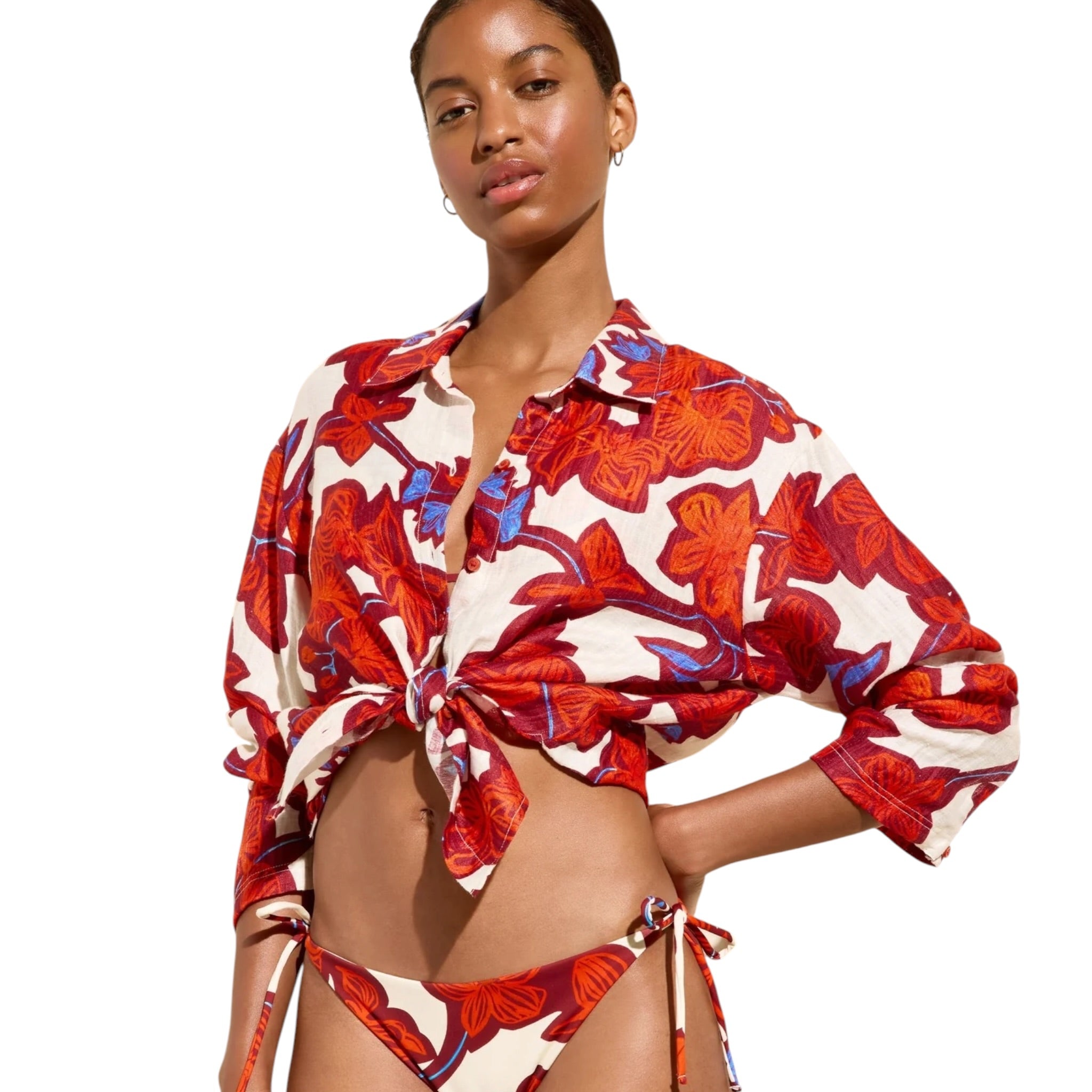 Marie Olive Orchid Nico Beach Shirt
