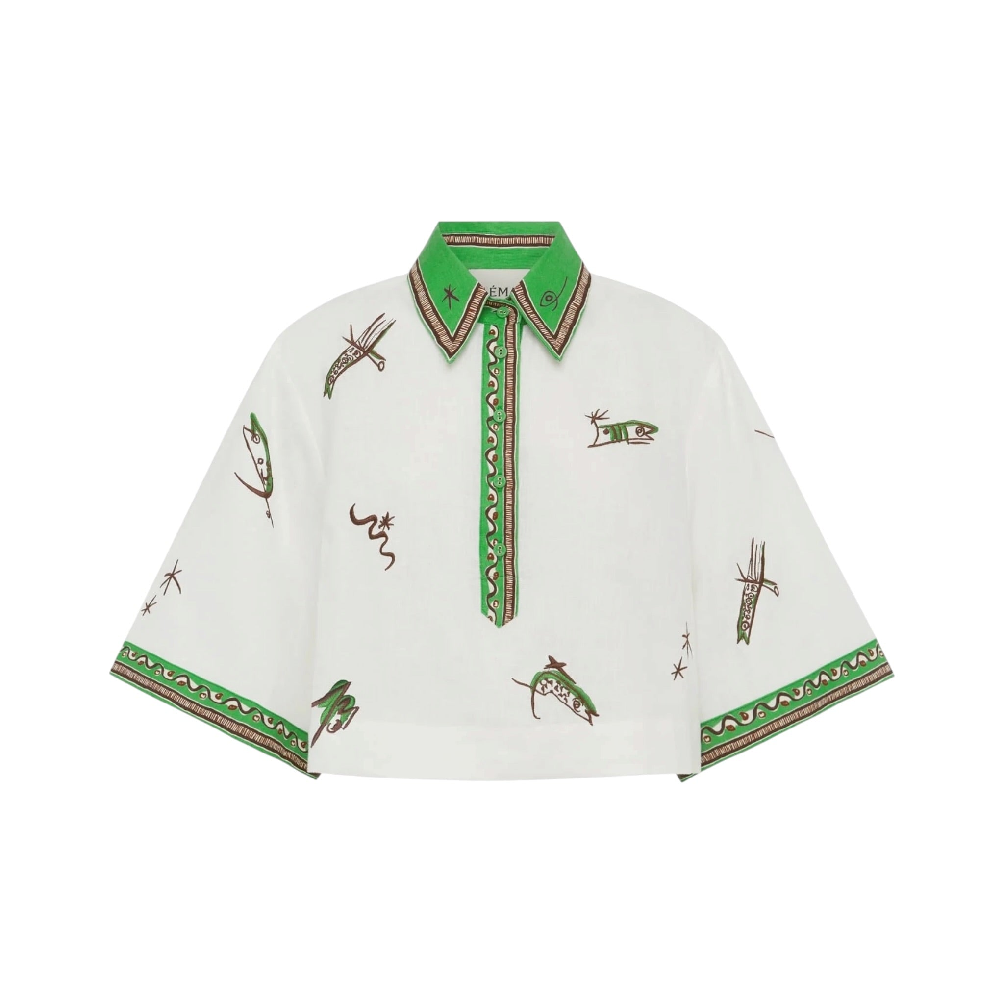Alemais Wanda Embroidered Shirt
