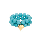 Ettika Luck and Love Turquoise Bracelet Set