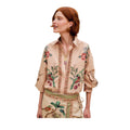 Farm Rio Bird Poetry Collared Shirt