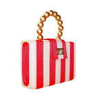 Soli & Sun The Louisa in Red & Cream Stripe