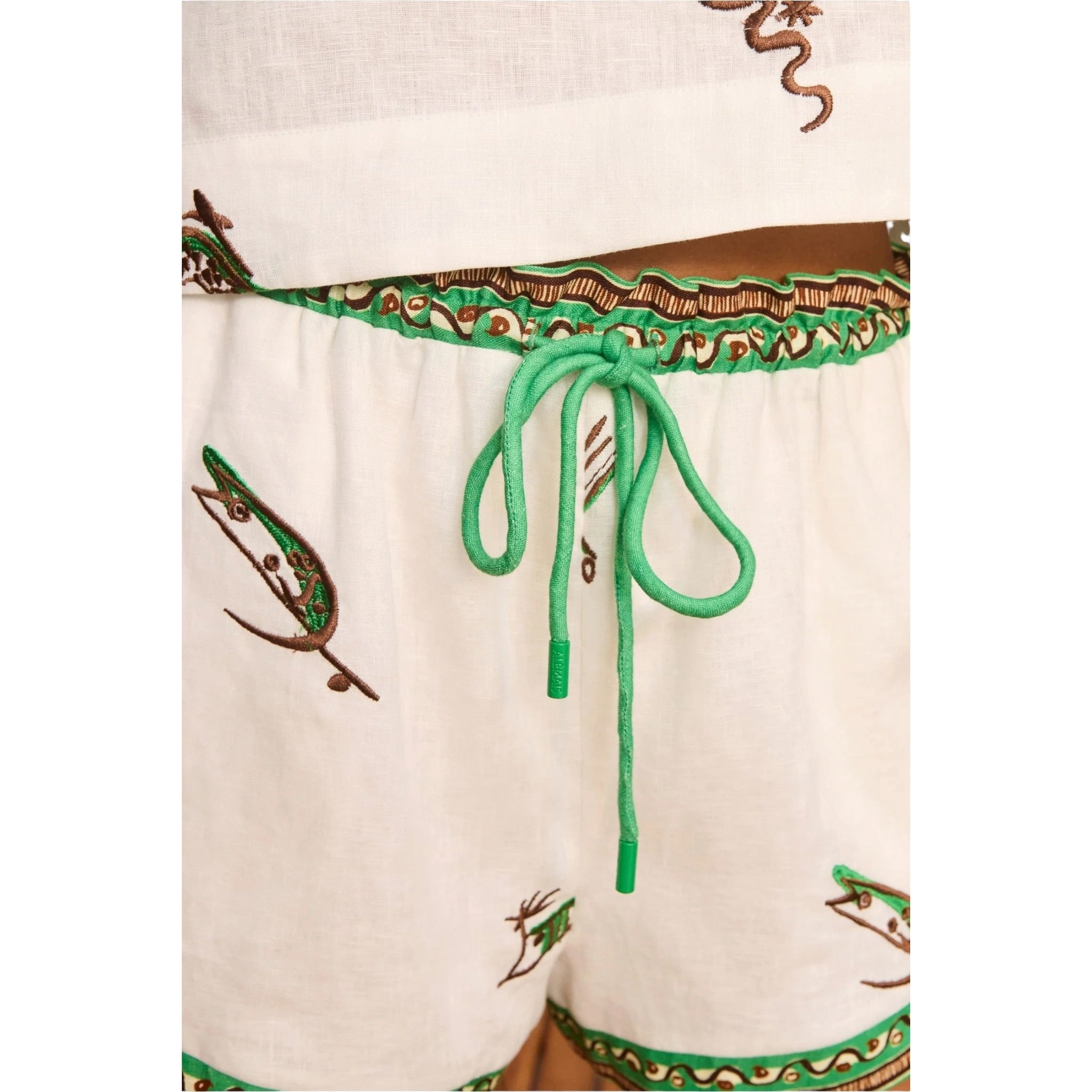 Alemais Wanda Embroidered Shorts