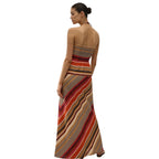 Faithfull Clara Striped Linen Maxi Dress