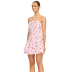 Kivari Sia Bubble Hem Mini Dress