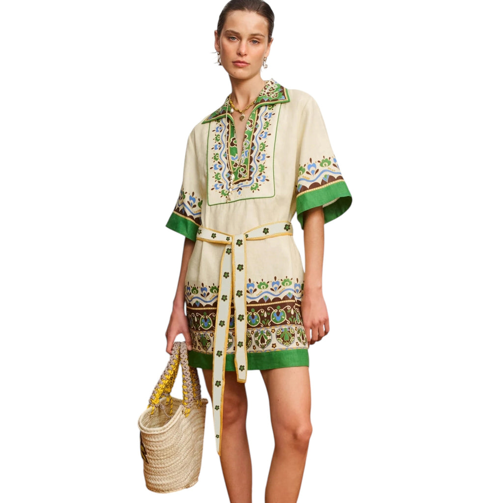 Alemais Bridgette Mini Shirt Dress