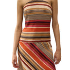 Faithfull Clara Striped Linen Maxi Dress