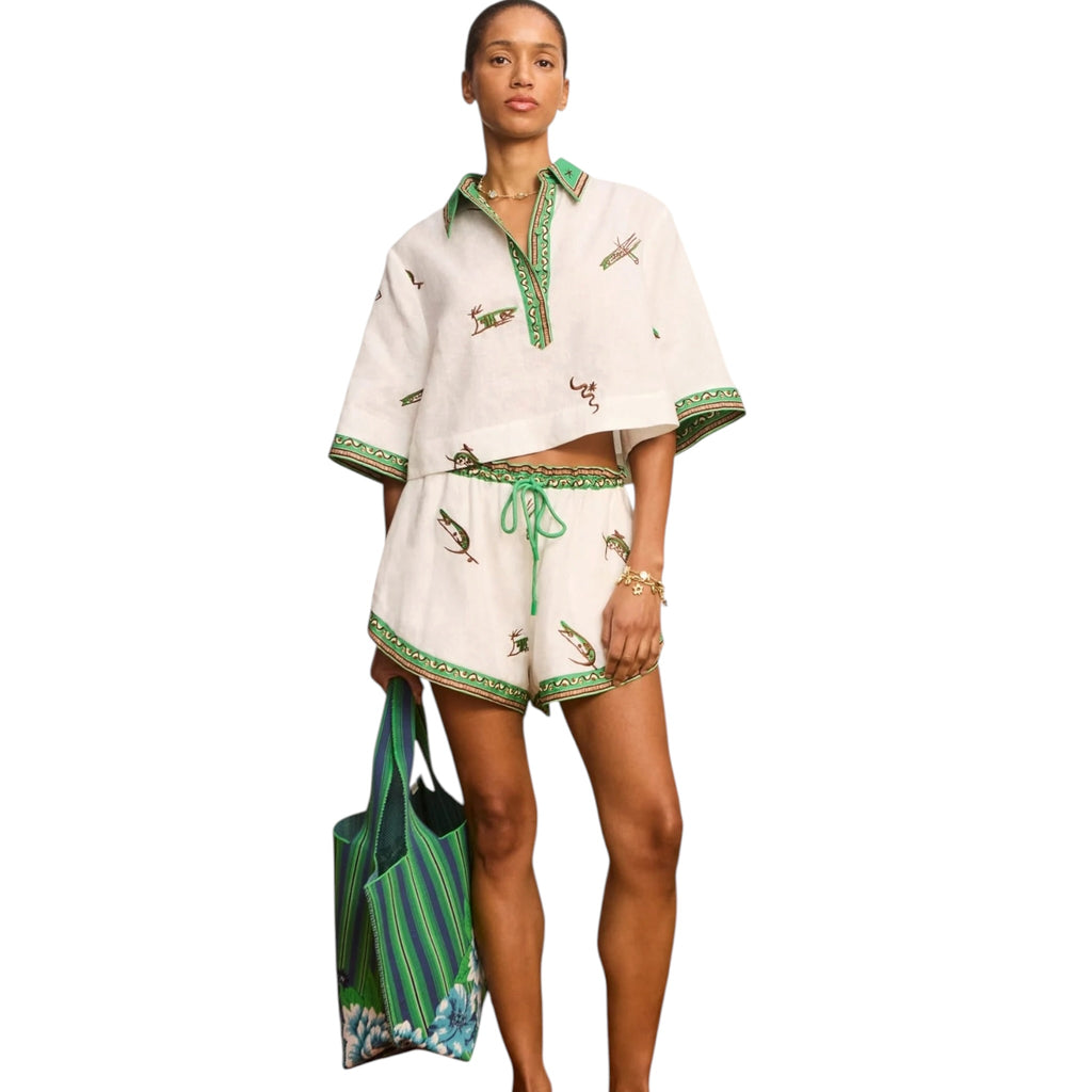 Alemais Wanda Embroidered Shirt