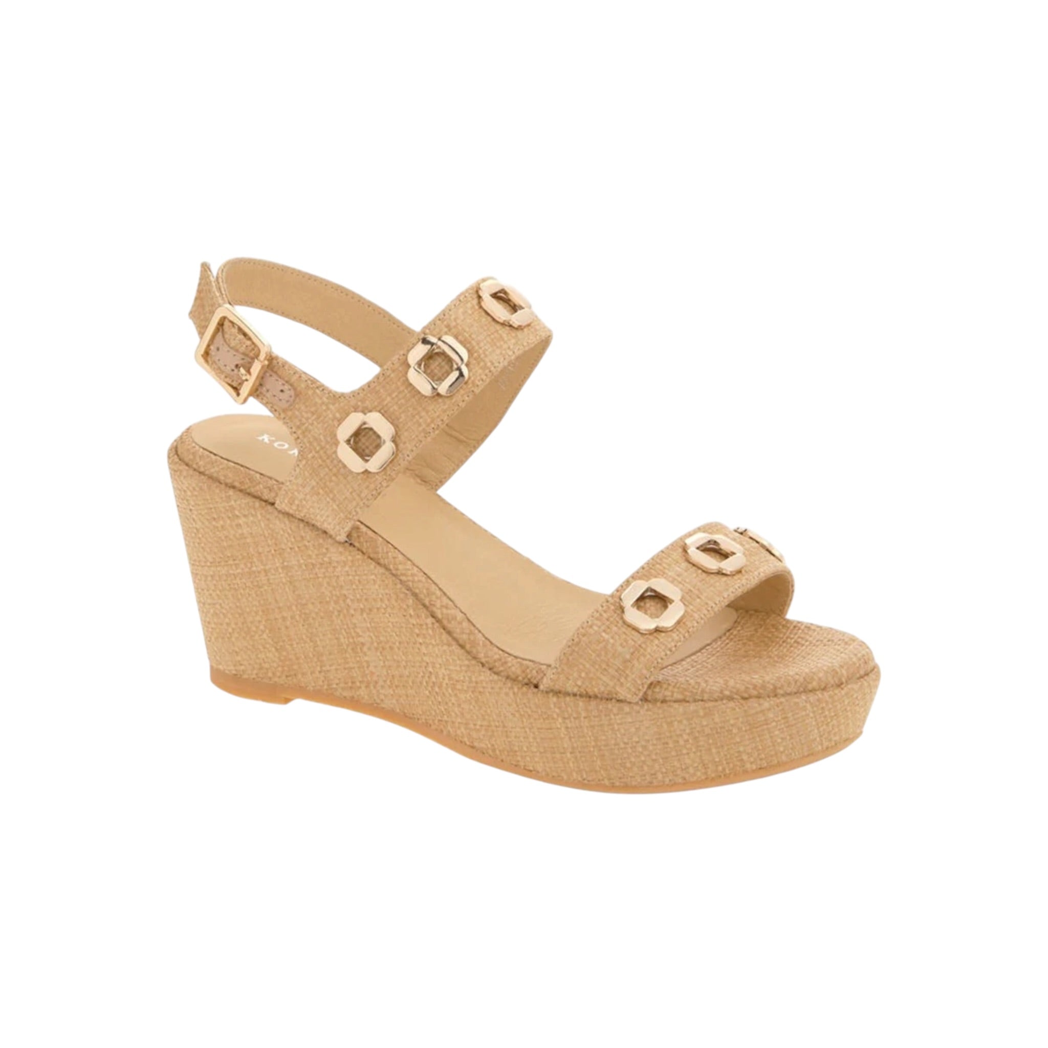 Koko+Palenki Echo Raffia Wedge