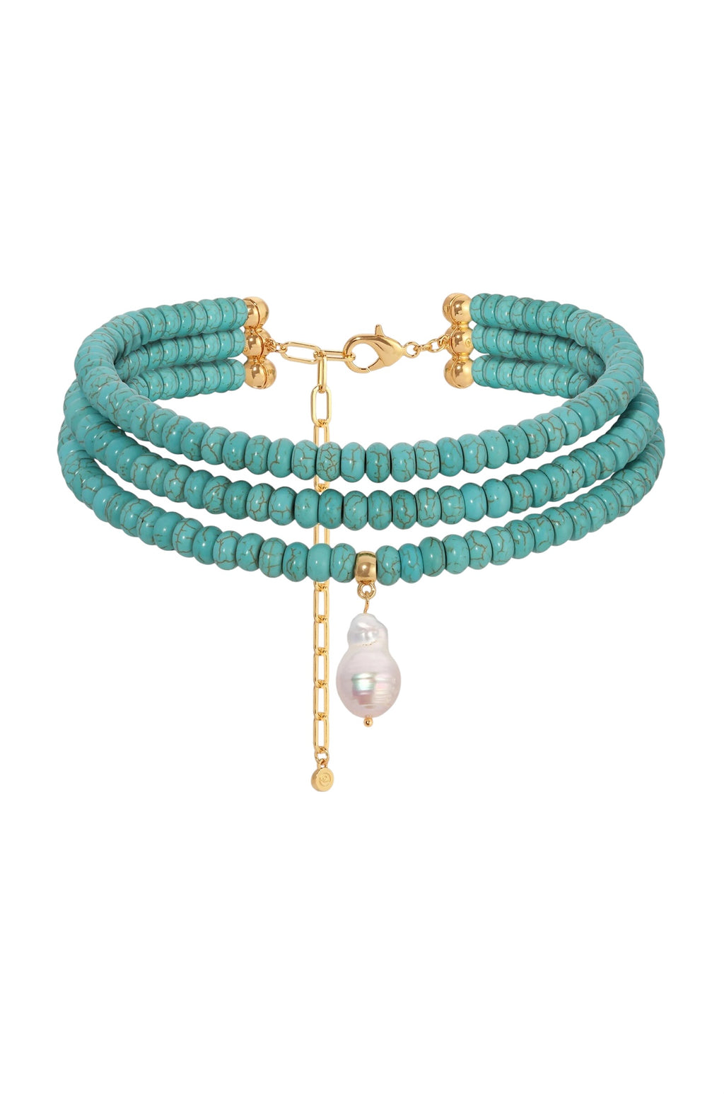 Ettika Marina Layers Turquoise Necklace