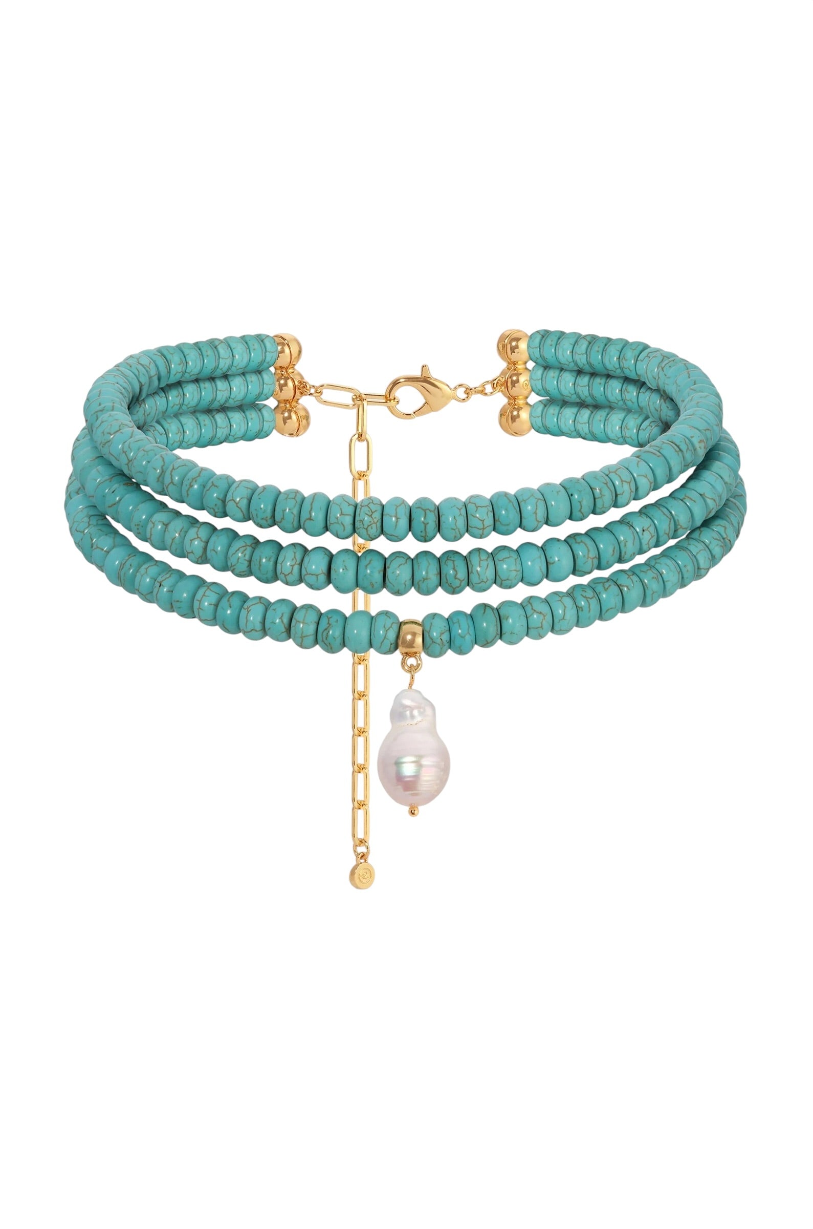 Ettika Marina Layers Turquoise Necklace