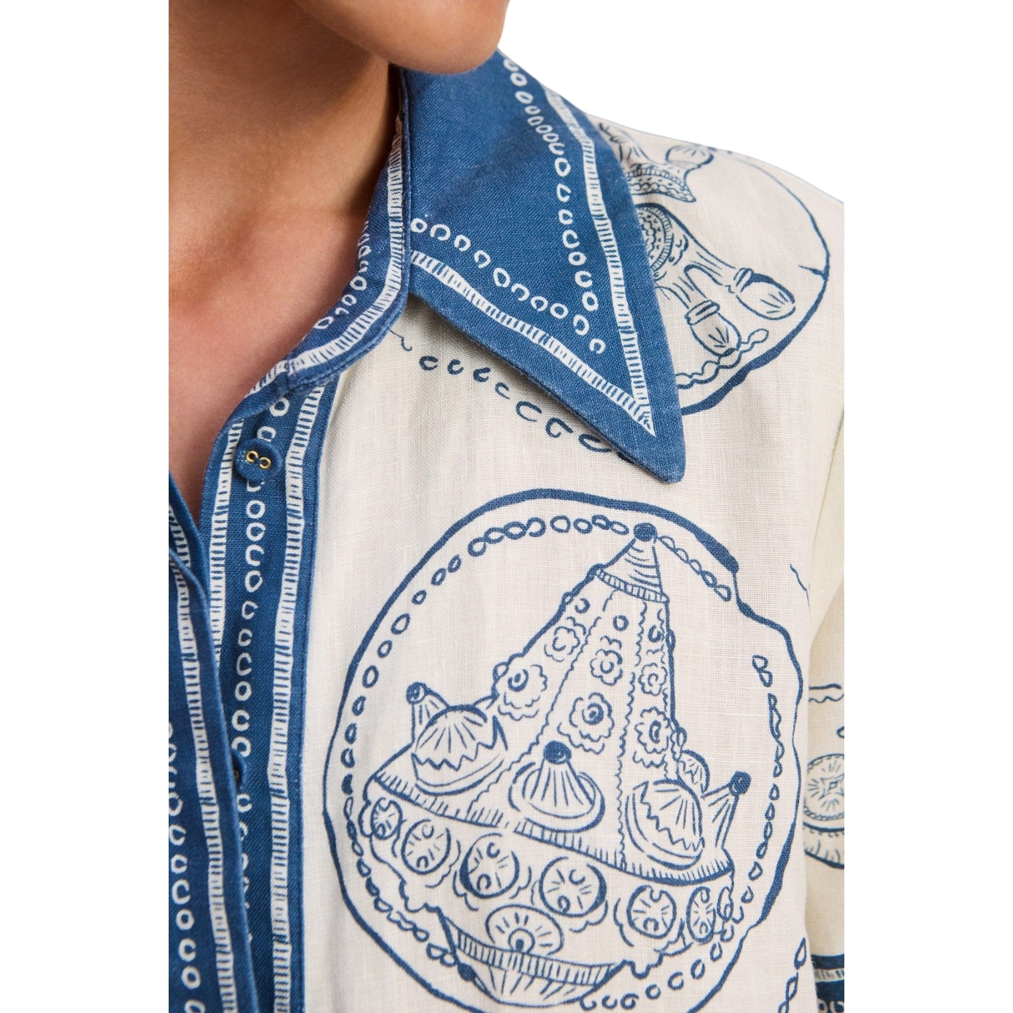 Alemais Lucky Shirt Dress