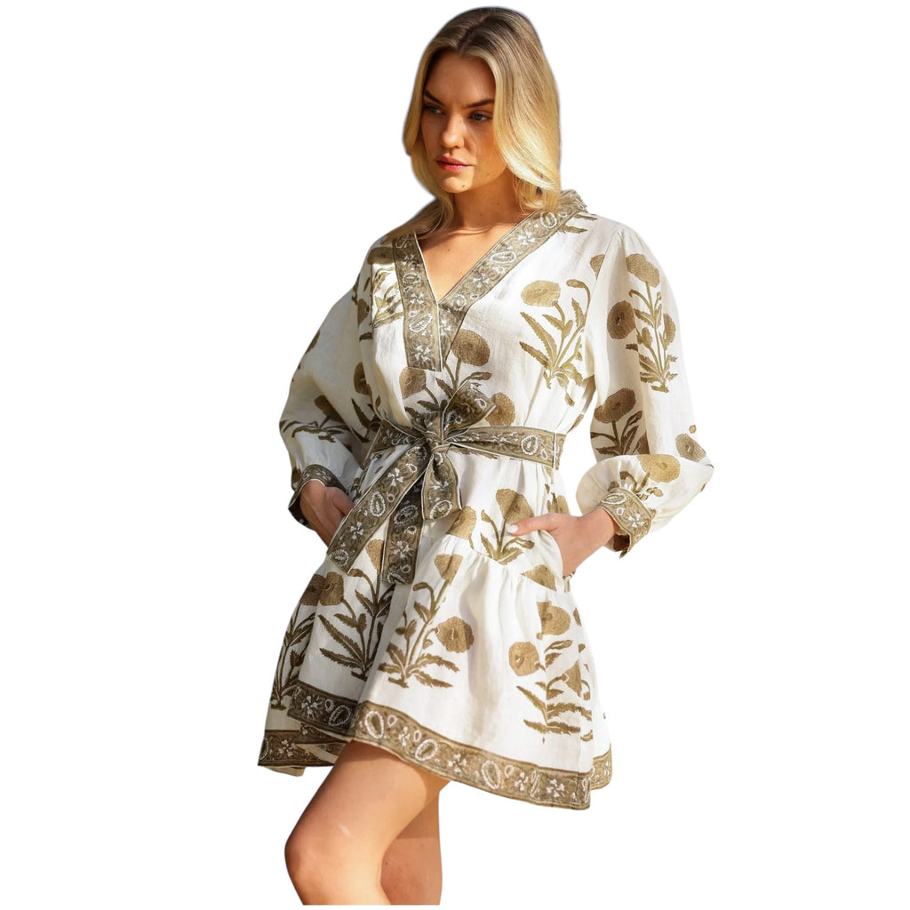 Maison Marigold Mykonos Mini Dress