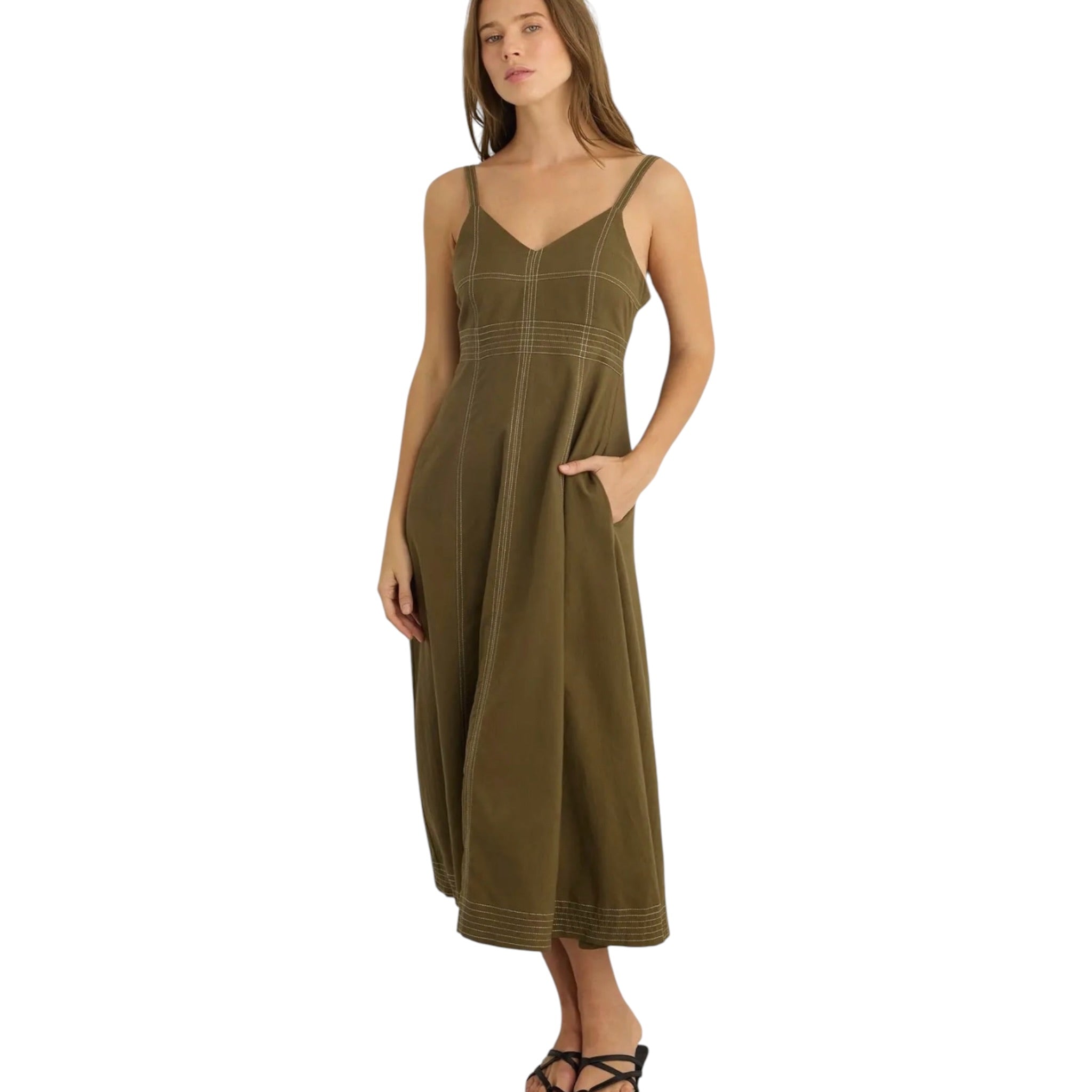 The Handloom Eva Midi Dress