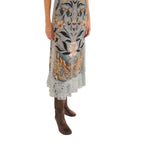 Farm Rio Stained Glass Beauty Lace Midi Dress