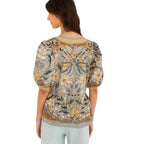 Farm Rio Stained Glass Beauty Blouse