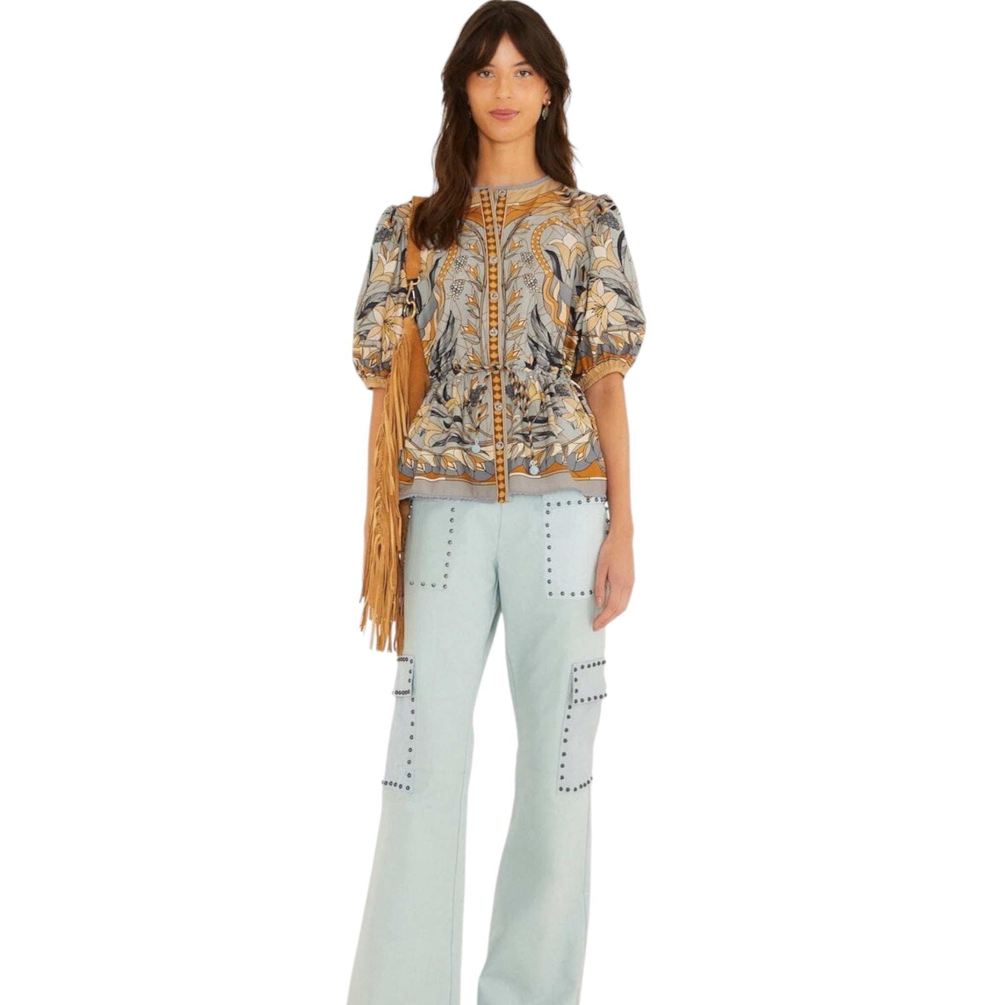 Farm Rio Stained Glass Beauty Blouse