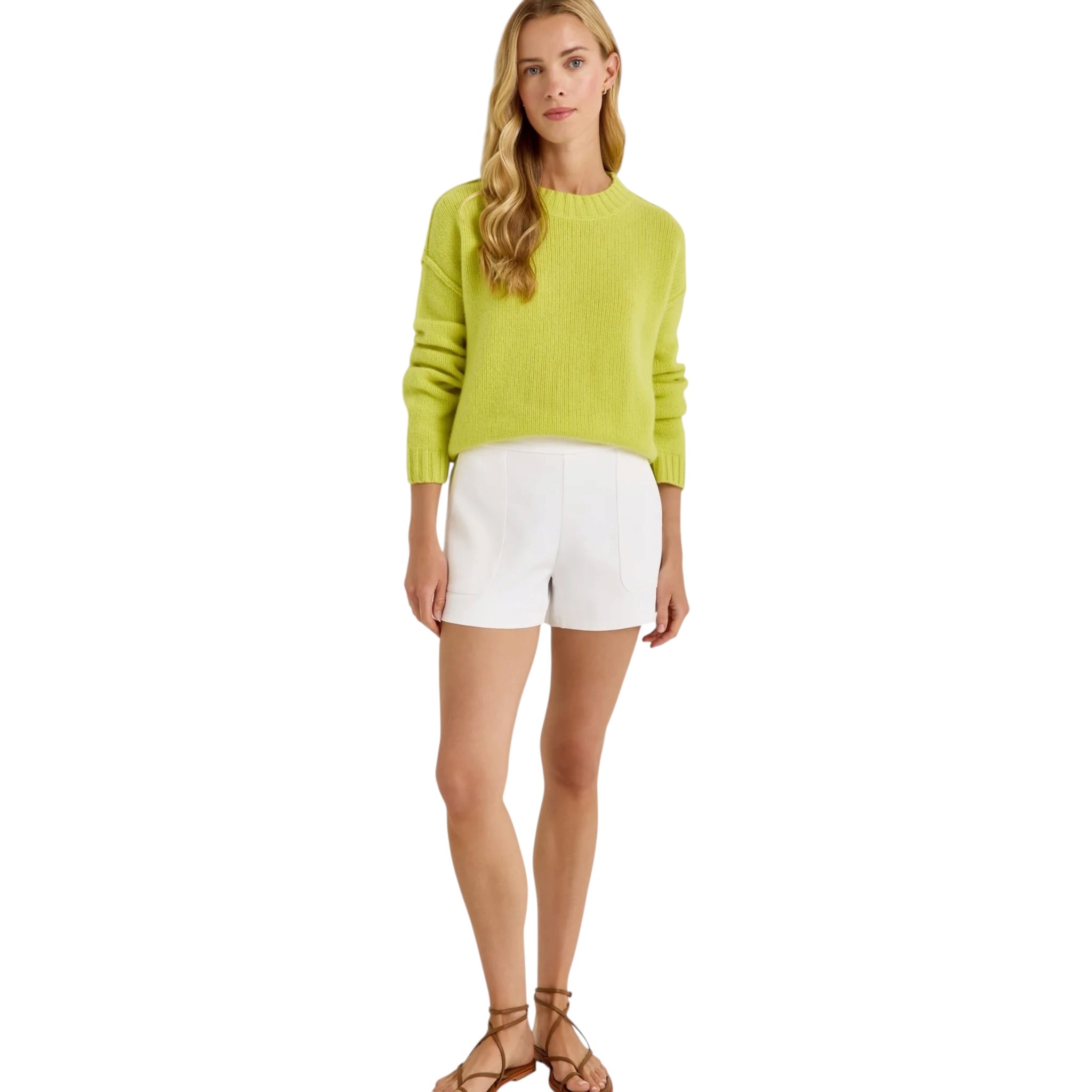 Marie Oliver White Mia Shorts