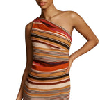 Faithfull Simona Striped Mini Dress