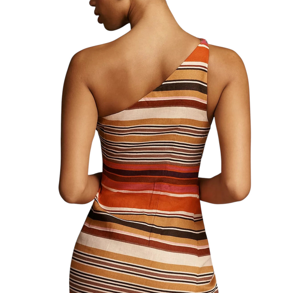 Faithfull Simona Striped Mini Dress
