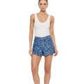 Kivari Laguna Printed Denim Shorts