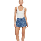 Kivari Laguna Printed Denim Shorts
