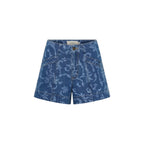 Kivari Laguna Printed Denim Shorts