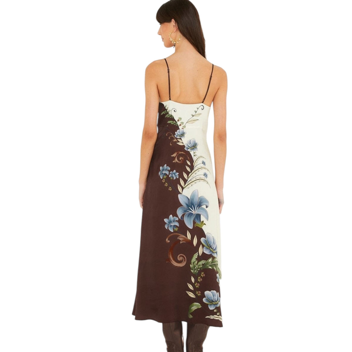 Farm Rio Millena Sleeveless Midi Dress