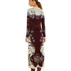 Farm Rio Millena Knit Midi Dress
