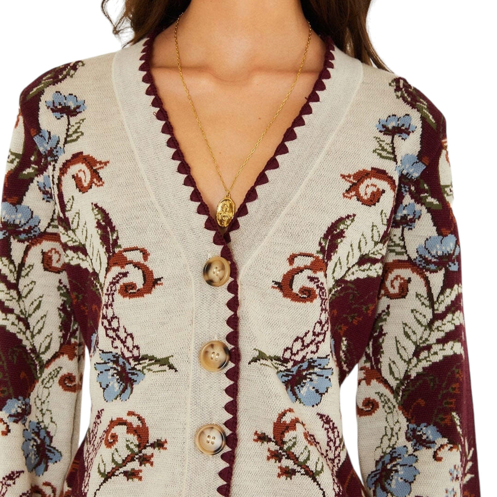 Millena Buttoned Knit Cardigan