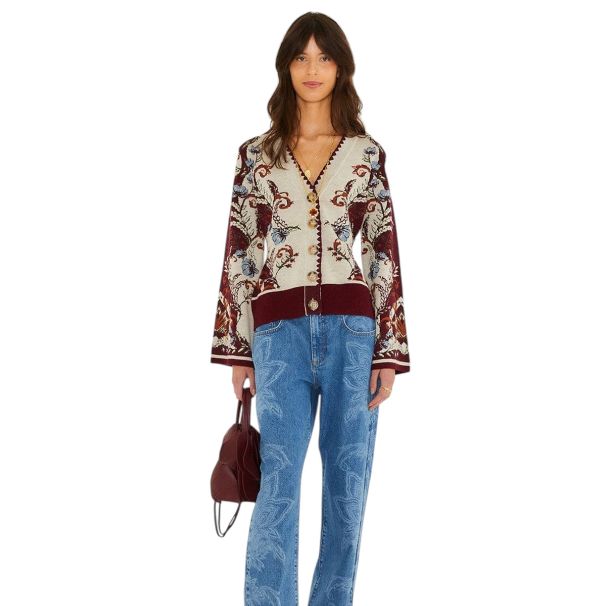 Millena Buttoned Knit Cardigan