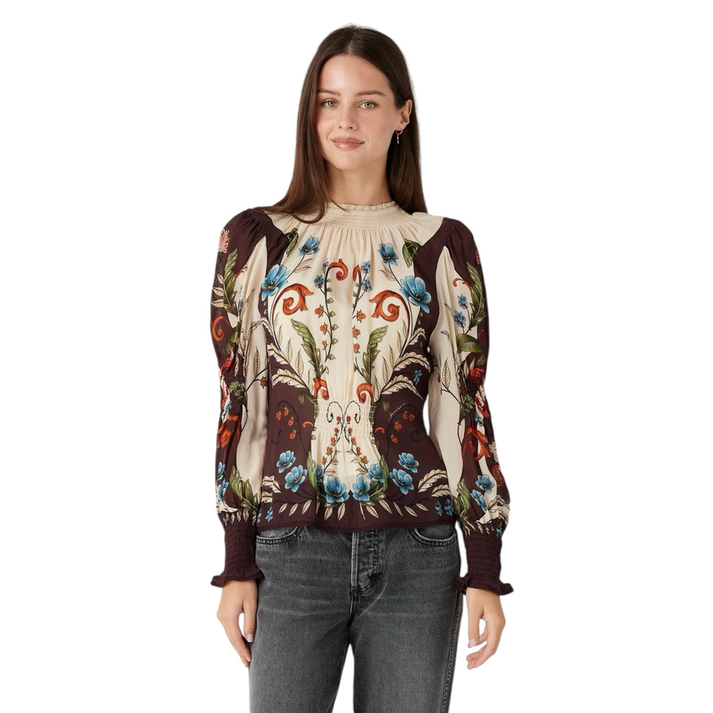 Farm Rio Millena Winter White Blouse