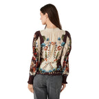 Farm Rio Millena Winter White Blouse